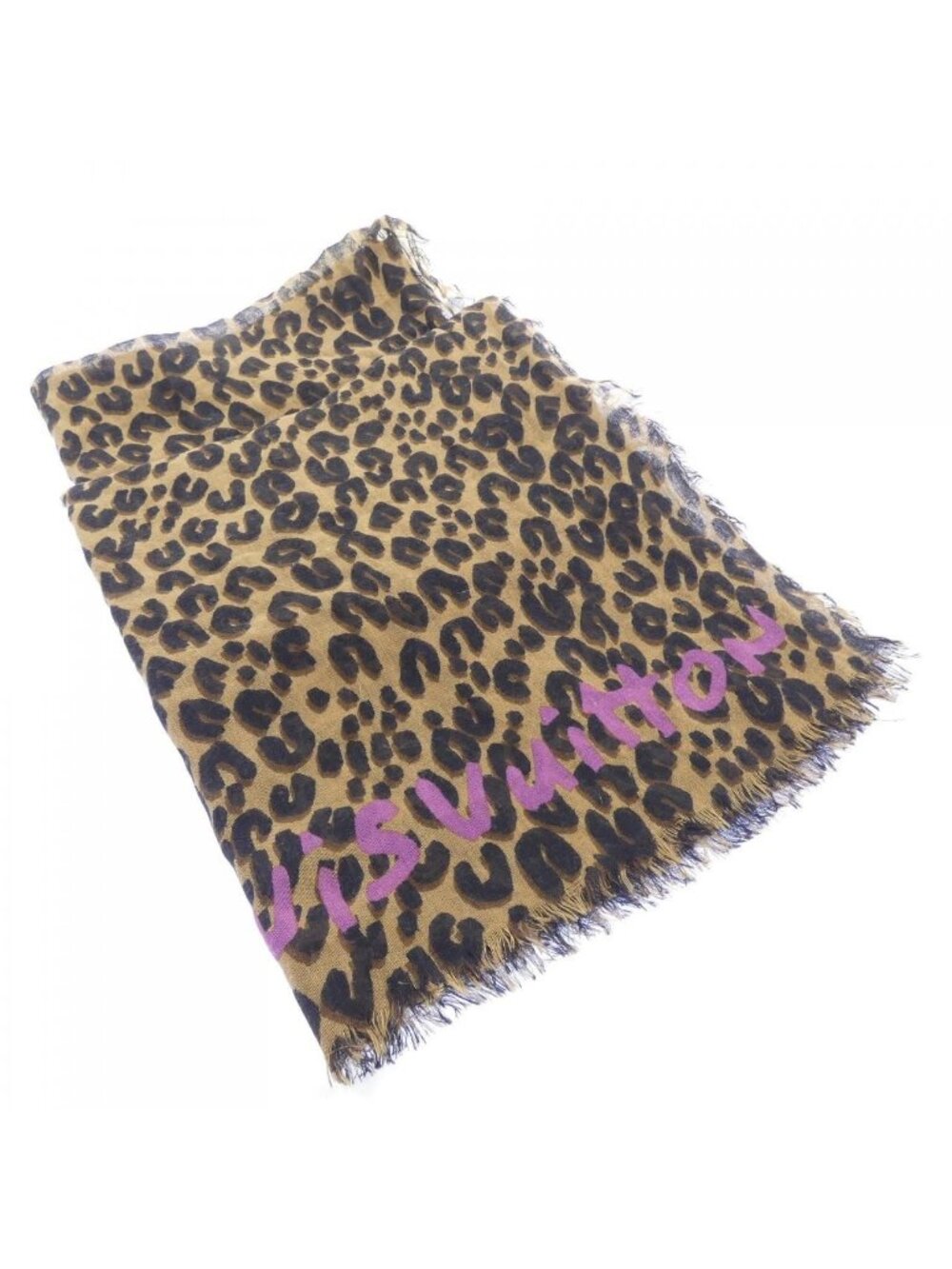 Louis Vuitton Etol Leopard Stole Scarf